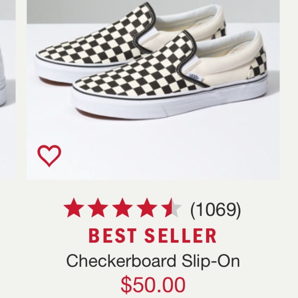 Check board Slip-On vans